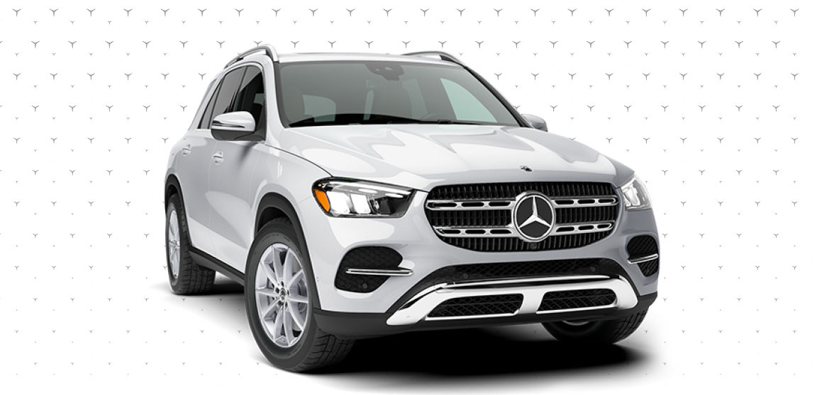 White Mercedes-Benz GLE SUV highlighting luxury exterior design and premium front fascia
