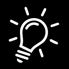 Lightbulb that you will place to the right of pro tip and did you know text banner
