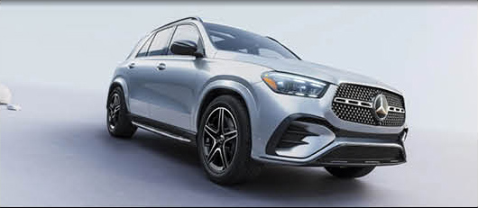 Mercedes-Benz GLE SUV studio view highlighting luxury SUV design