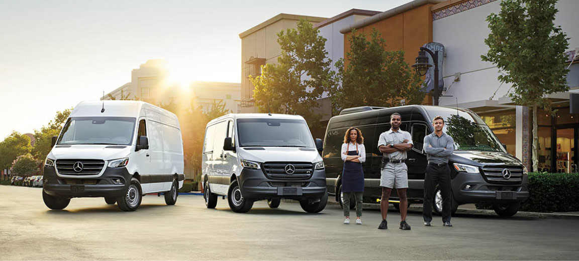 Mercedes-Benz Sprinter commercial van lineup