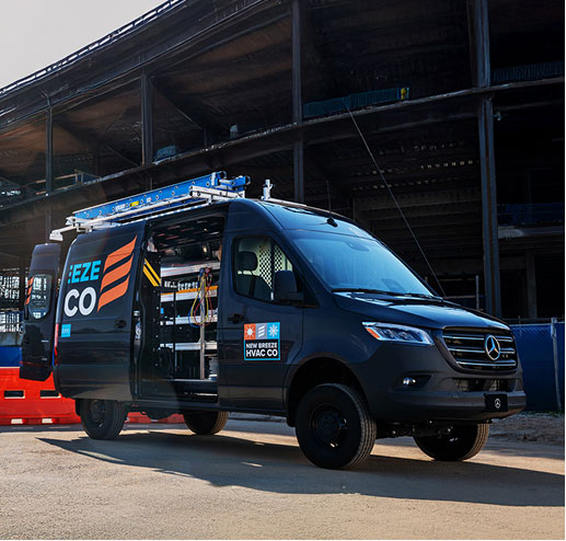 Mercedes-Benz Sprinter HVAC service van