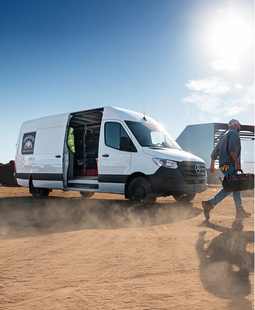 Mercedes-Benz Sprinter contractor work van