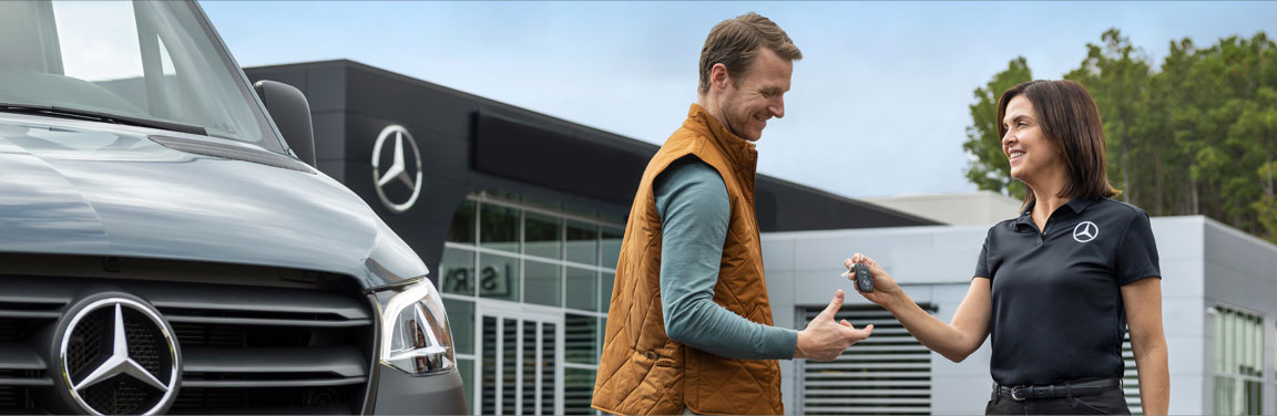 Mercedes-Benz Sprinter commercial vehicle delivery