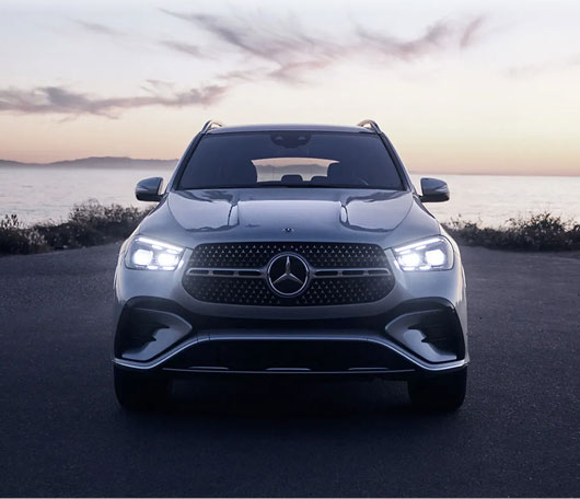a Mercedes-Benz Vehicle parked on the street
