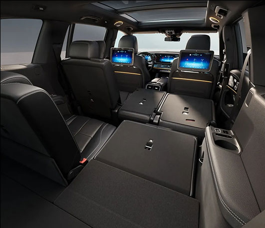 the interior of a Mercedes-Benz Vehicle