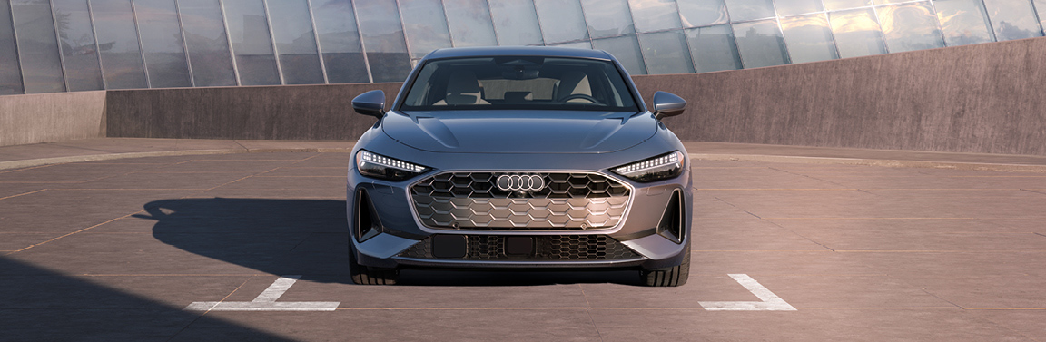 2025 Audi A5 in motion, highlighting its modern design and dynamic performance