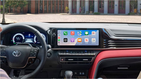 Toyota vehicle inside