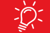 Lightbulb that you will place to the right of pro tip and did you know text banner