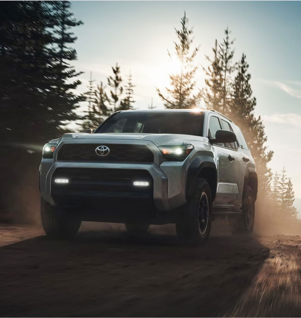 a Toyota 4Runner off-roading