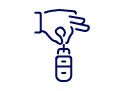 hands holding steering wheel icon