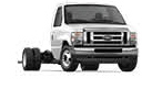 Ford E-Series chassis cab truck designed for commercial upfitting