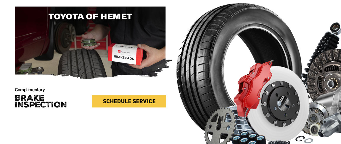 Toyota of Hemet complimentary brake inspection