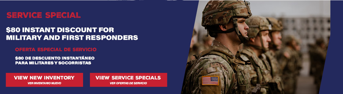 Ford military and first responders service discount special