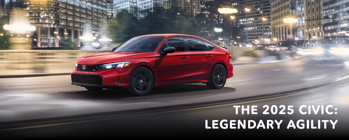 Discover the Legendary and Agile 2025 Honda Civic.