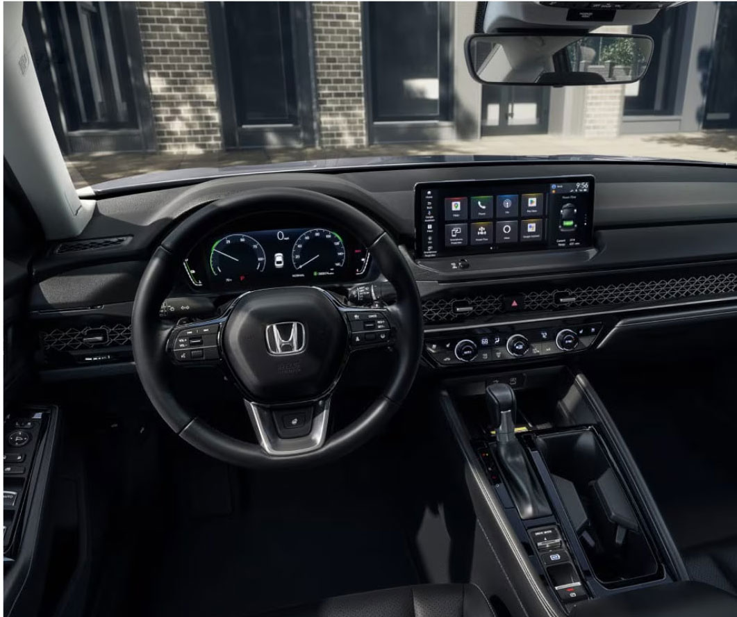 Interior of a Honda vehicle