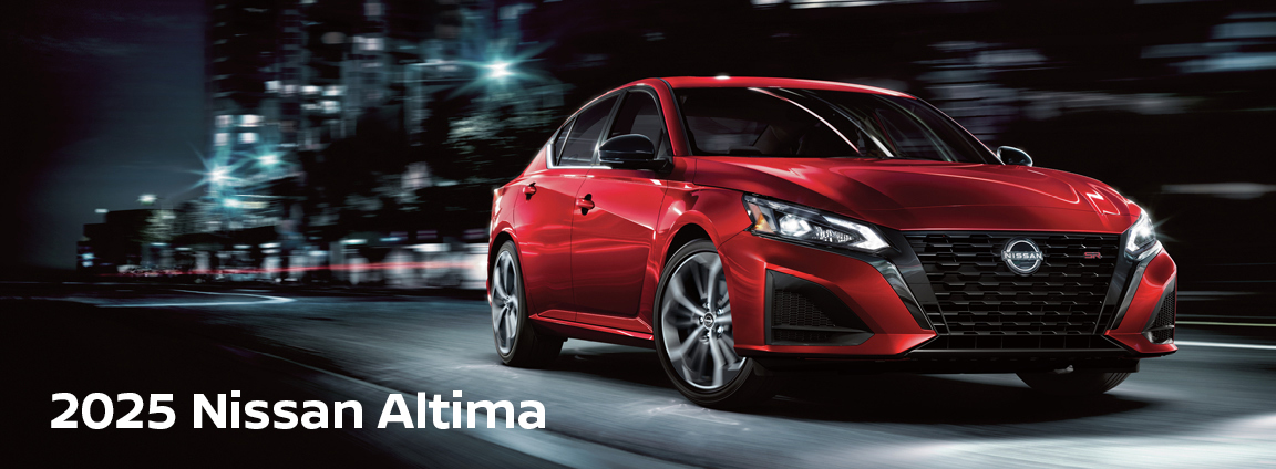 2025 Nissan Altima on winding Orange County road.