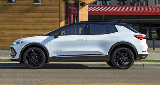 Chevrolet Blazer EV electric SUV parked on a city street
