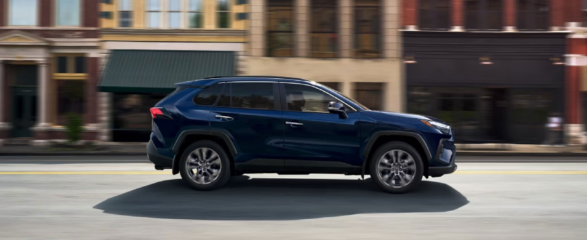 Toyota RAV4 on the street