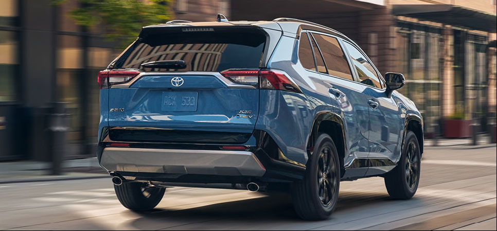 Toyota RAV4 on the street