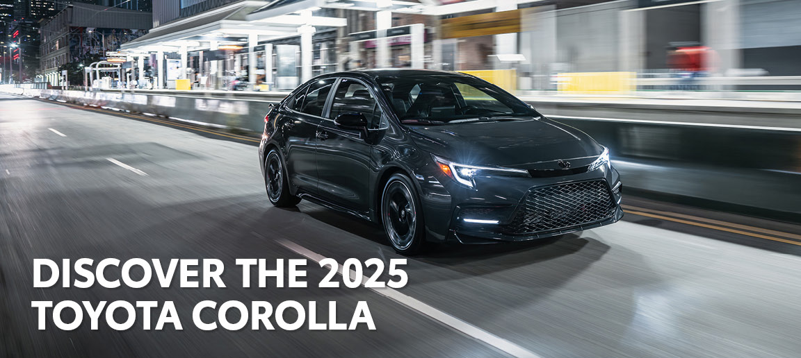 Discover the 2025 Toyota Corolla