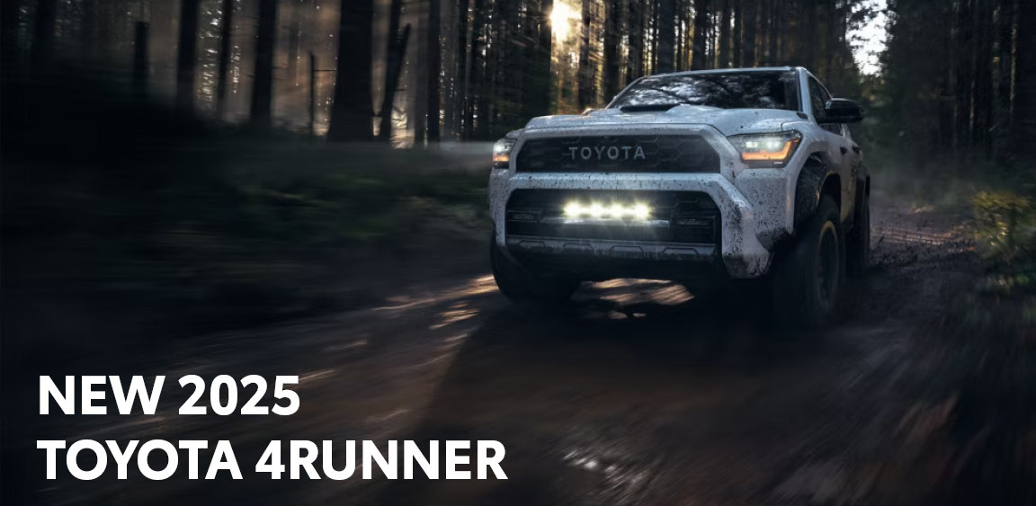 4Runner on a winding adventurous road.