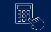 Car payment calculator icon for estimating monthly auto loan costs