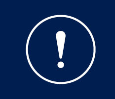 exclamation mark used for important banner