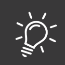 Lightbulb that you will place to the right of pro tip and did you know text banner